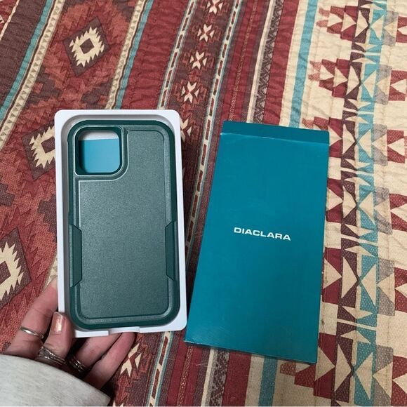 NWT Diaclara IPhone 12 Pro Teal Phone Case - Picture 1 of 5
